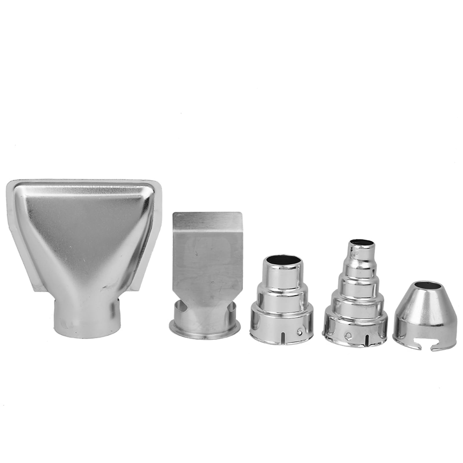 S cak Tabancas Deosdum Heat Gun Nozzle Attachments 5Pcs Set Stainless Steel Hot Air Gun Nozzles Heat Blower