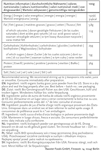 Zumo de Hierba de Cebada Ecológico en Polvo | Barley Grass Juice Powder (400 g) - Imagen 6