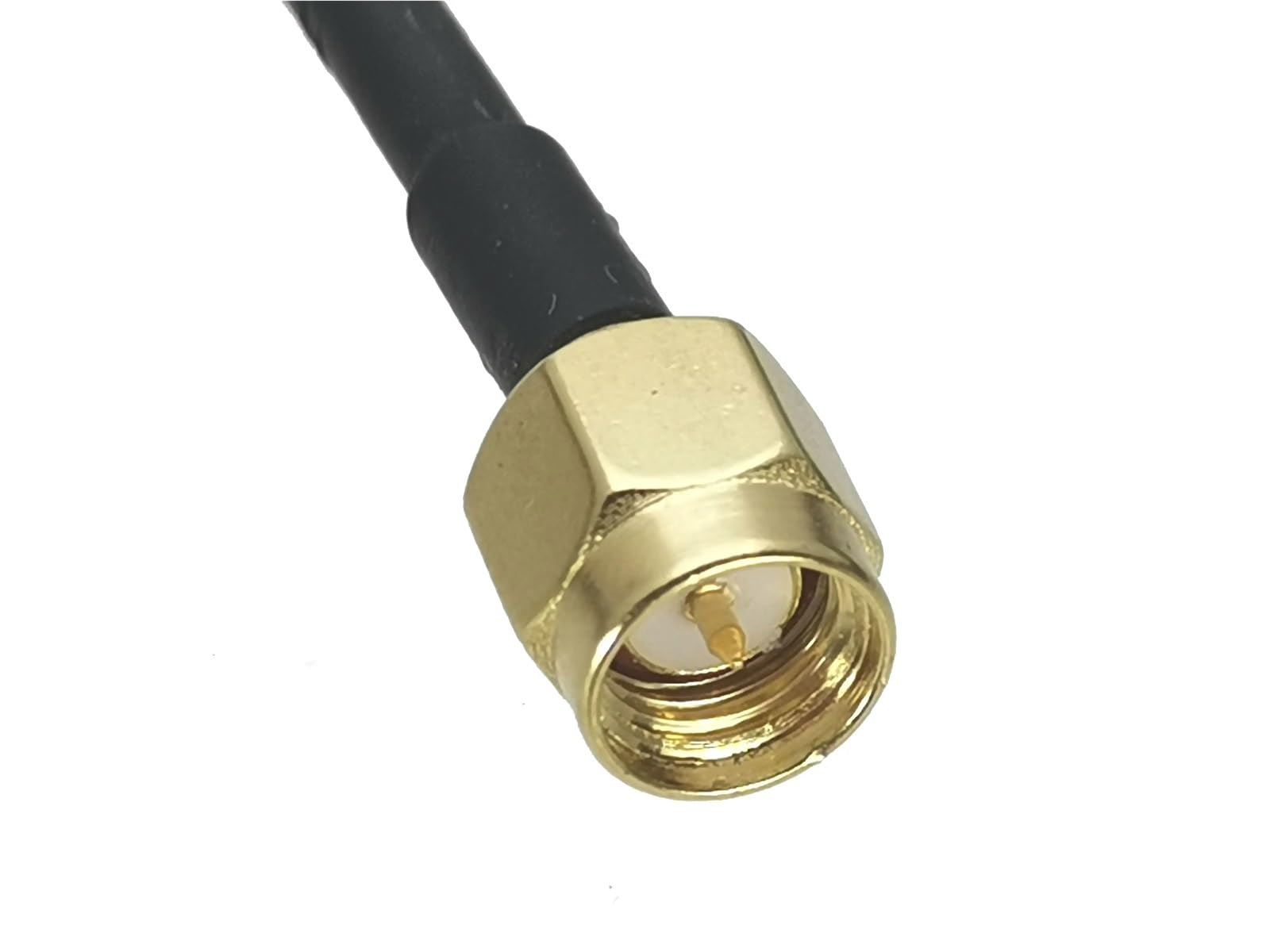 Connettori RG174 SMA maschio a connettore femmina, connettore per paravento, cavo ponte coassiale, 1 pezzo (20in / 50 cm)