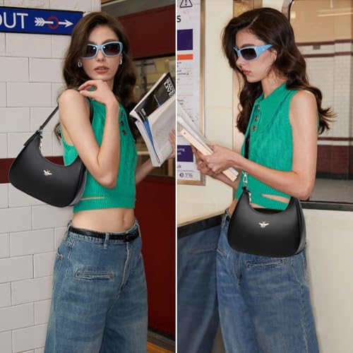 Bolso pequeño tipo media luna para mujer miniatura 2