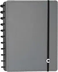 Caderno Inteligente Grande Basic Grey 80Fls. - 88299