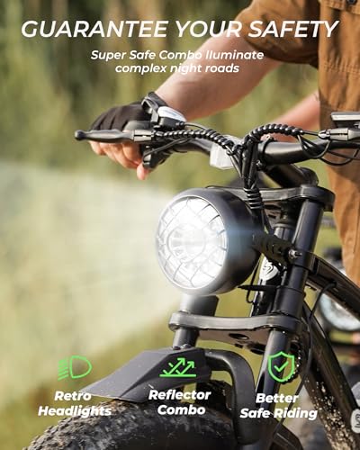 Image of isinwheel M10Plus Electric Mountain Bike for Adults, 26 inch*4.0 Fat Tire Ebike with 48V 13Ah Removable Battery, 1000W Peak Motor Electric Bicycle, 120KM Pas Range & 45KM /H Speed, 7 Speed for Snow