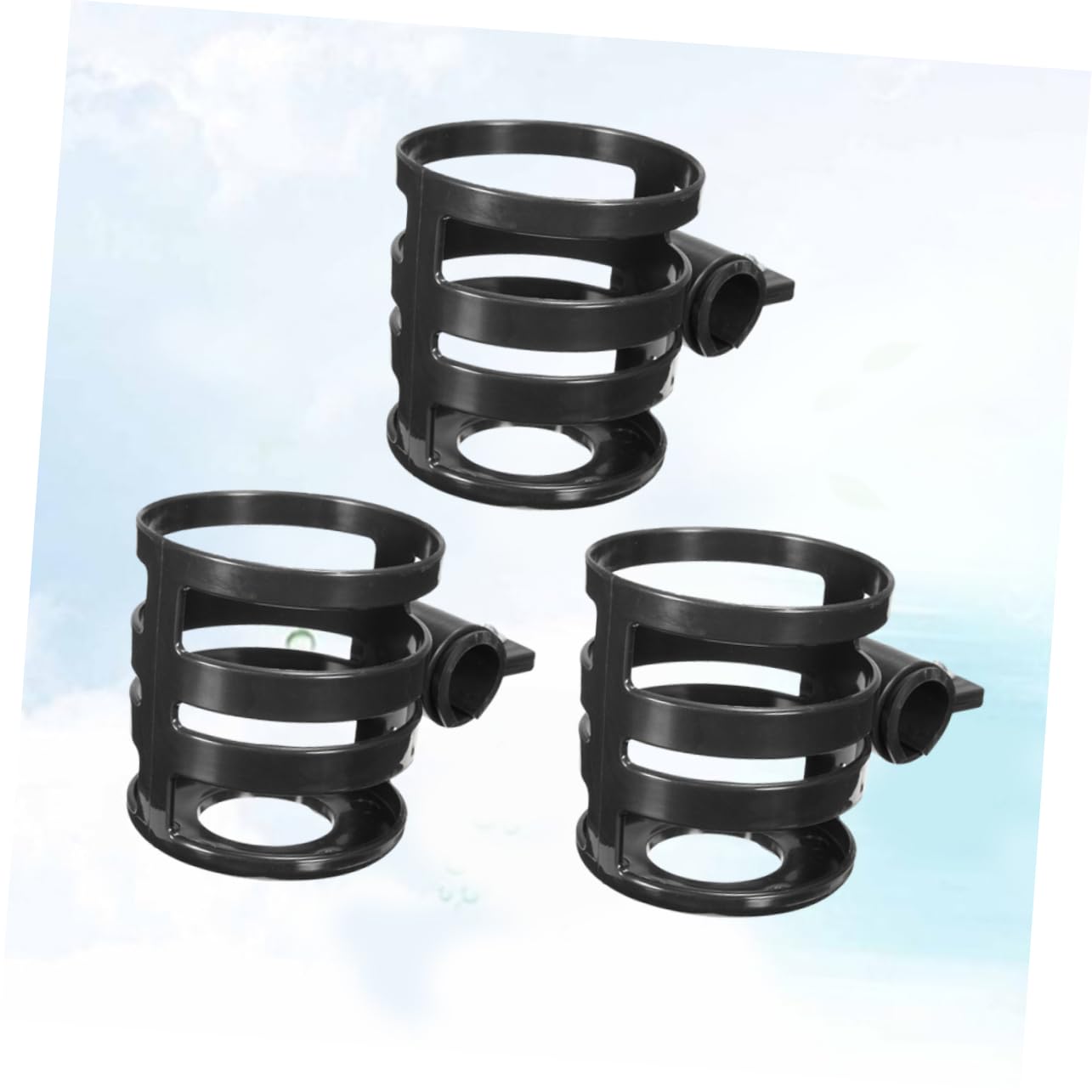 Abaodam 9pezzi Portabottiglie Per Passeggini Supporto Per Borracce e Tazze Facile Da Installare e Rimovibile Accessori Per Passeggini Biciclette e Scooter
