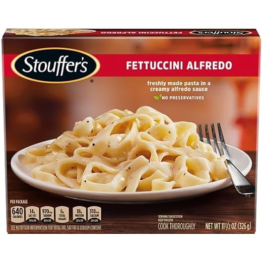 Stouffer's Fettuccini Alfredo, 11.5 oz. (Pack of 12)