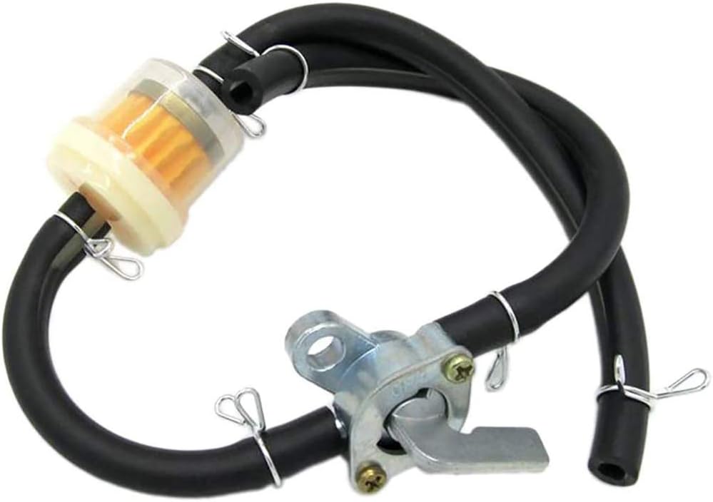 Tuyau Carburant Caoutchouc Kit Filtre à Essence Moto Tianlin - Inclut Filtre, Tuyaux, Clips Et Interrupteur - Universal Filtre Gasoil