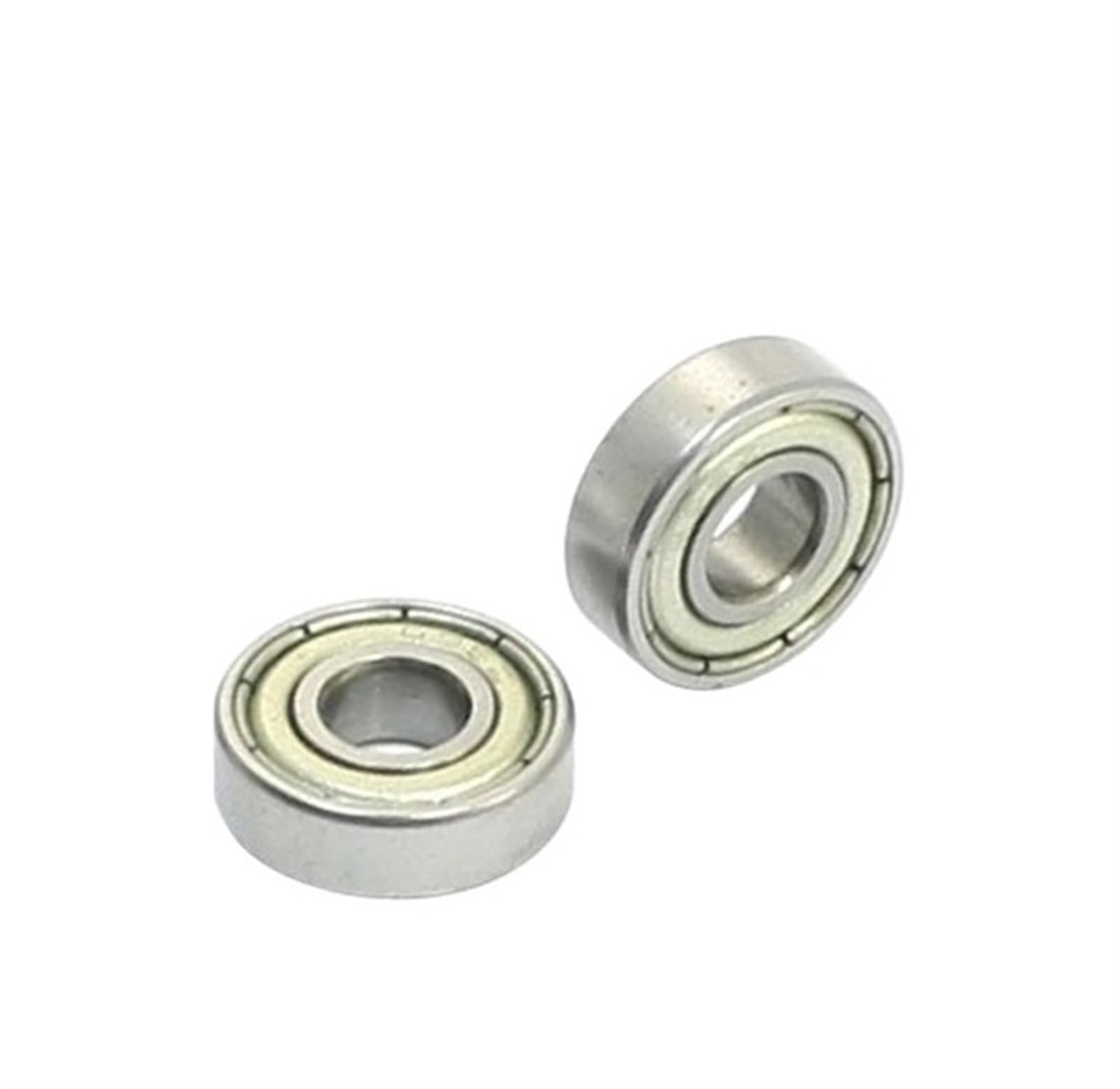 VSPPJYFG Bimetal Seal Shield Micro deep Groove Bearing 10pcs 698ZZ 693ZZ 605ZZ 694ZZ 695ZZ 696ZZ Miniature Ball Bearing Small Double Shielded(696ZZ 6X15X5mm)