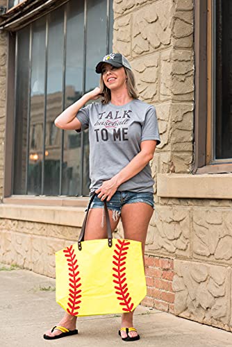 Bolso tote de lona Cocomo Soul para softball | Regalo para mamá de equipo de softball miniatura 3