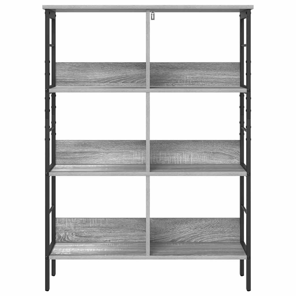 Generisch Bücherregal Graues Sonoma 82 x 32 x 112 cm Holzwerkstoff,Möbel,Regalsysteme,Bücherregale Bücherschränke-883991