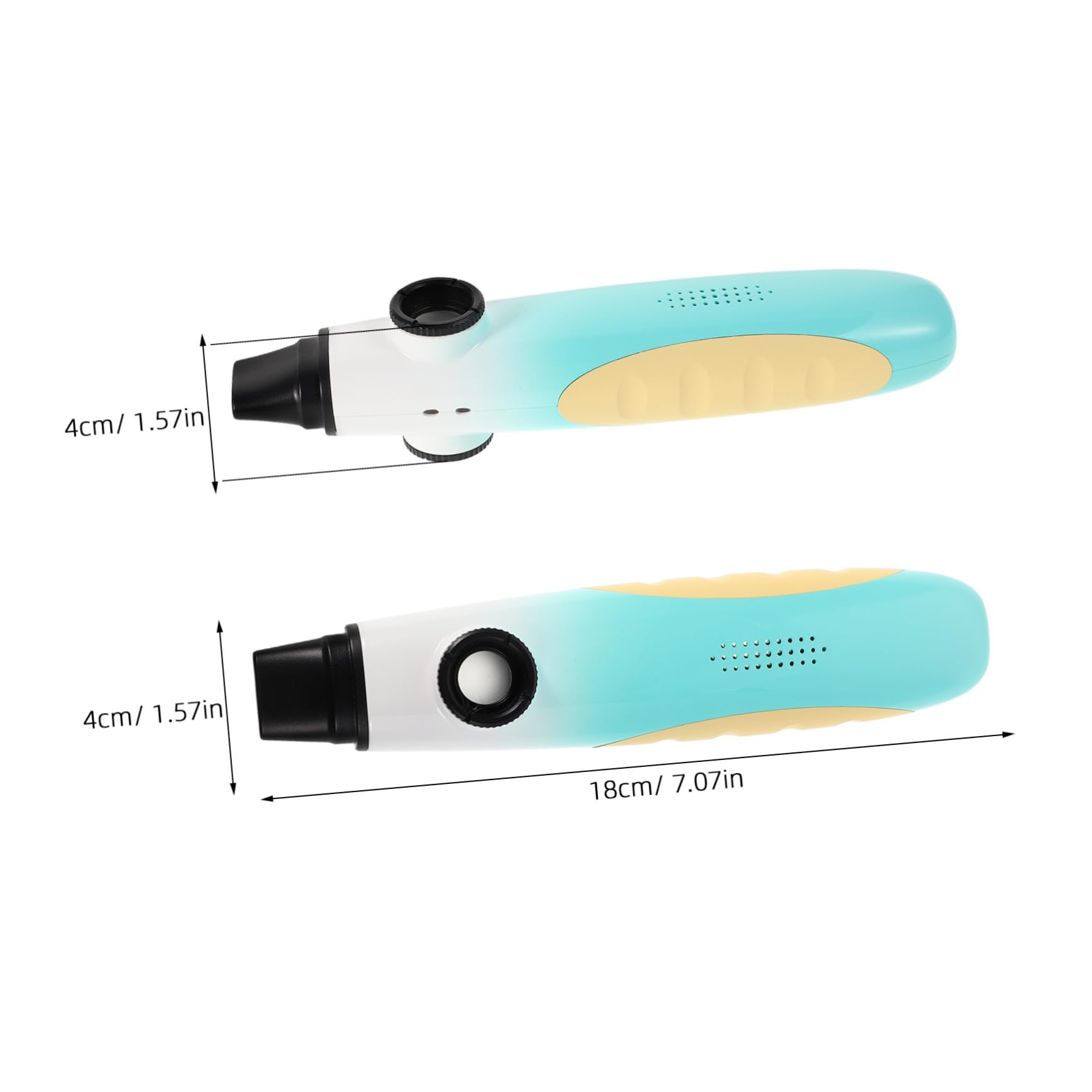 HEMOTON Large Kazoo with Glossy Gradient Finish Easy to Use Wind Instrument for Music Lovers for Parties Performances and Backpacking Enhanced Tone