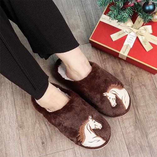 Jeasona Animal Slippers Women Sloth Horse Owl Penguin Elephant Gifts for Women3