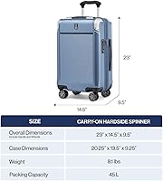 Amazon.com | Travelpro Platinum Elite Hardside Expandable Spinner