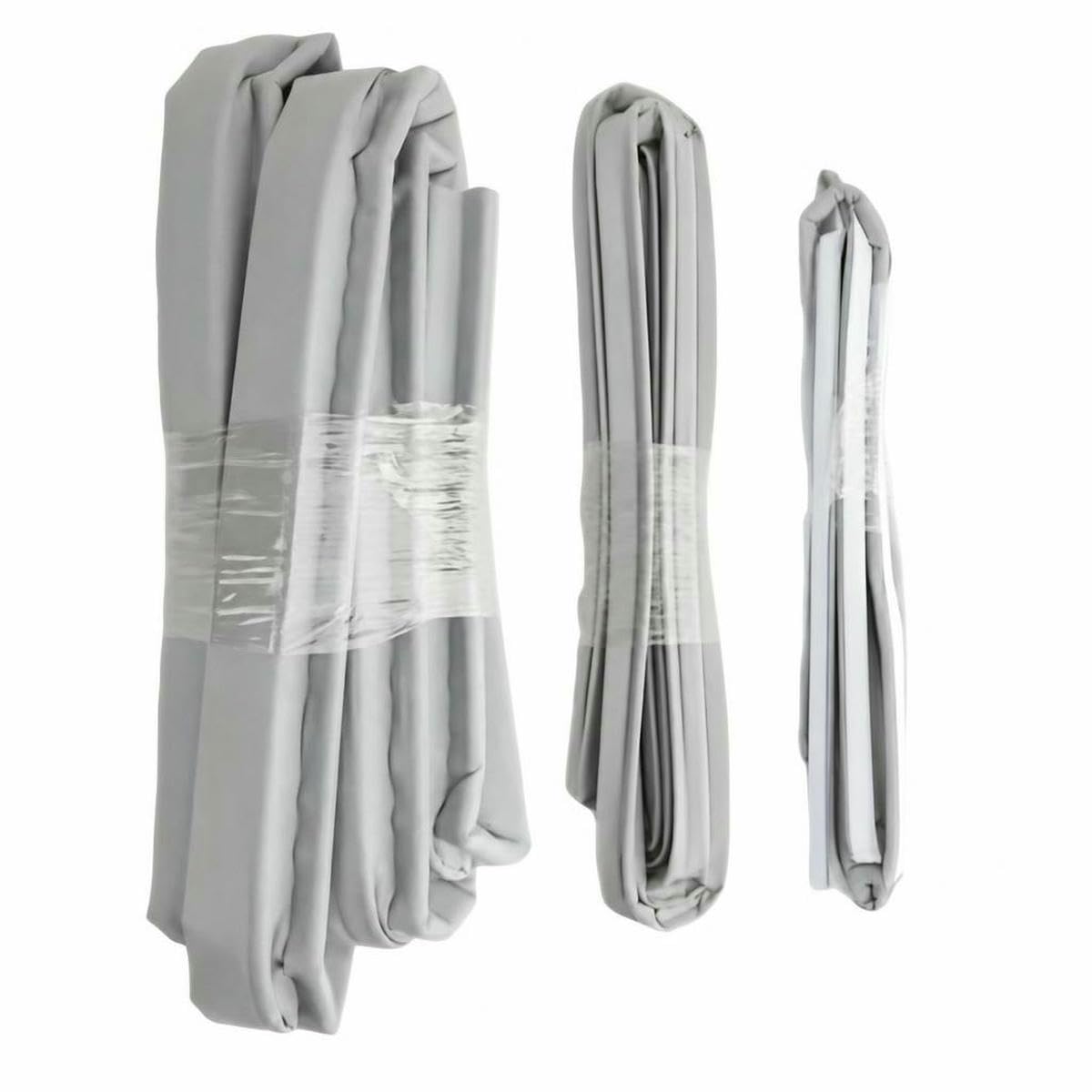 Seal Strip Set for Sliding and Door Windproof Waterproof Soundproof Dustproof for Outer Inner Middle Gap Door Bottom-1set