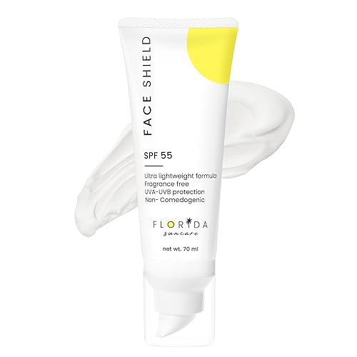 Protector facial de Florida Suncare - Protector solar para la cara - Protector solar facial SPF 55 seguro para el cuidado y protección solar de la disponible en Yaxa Colombia