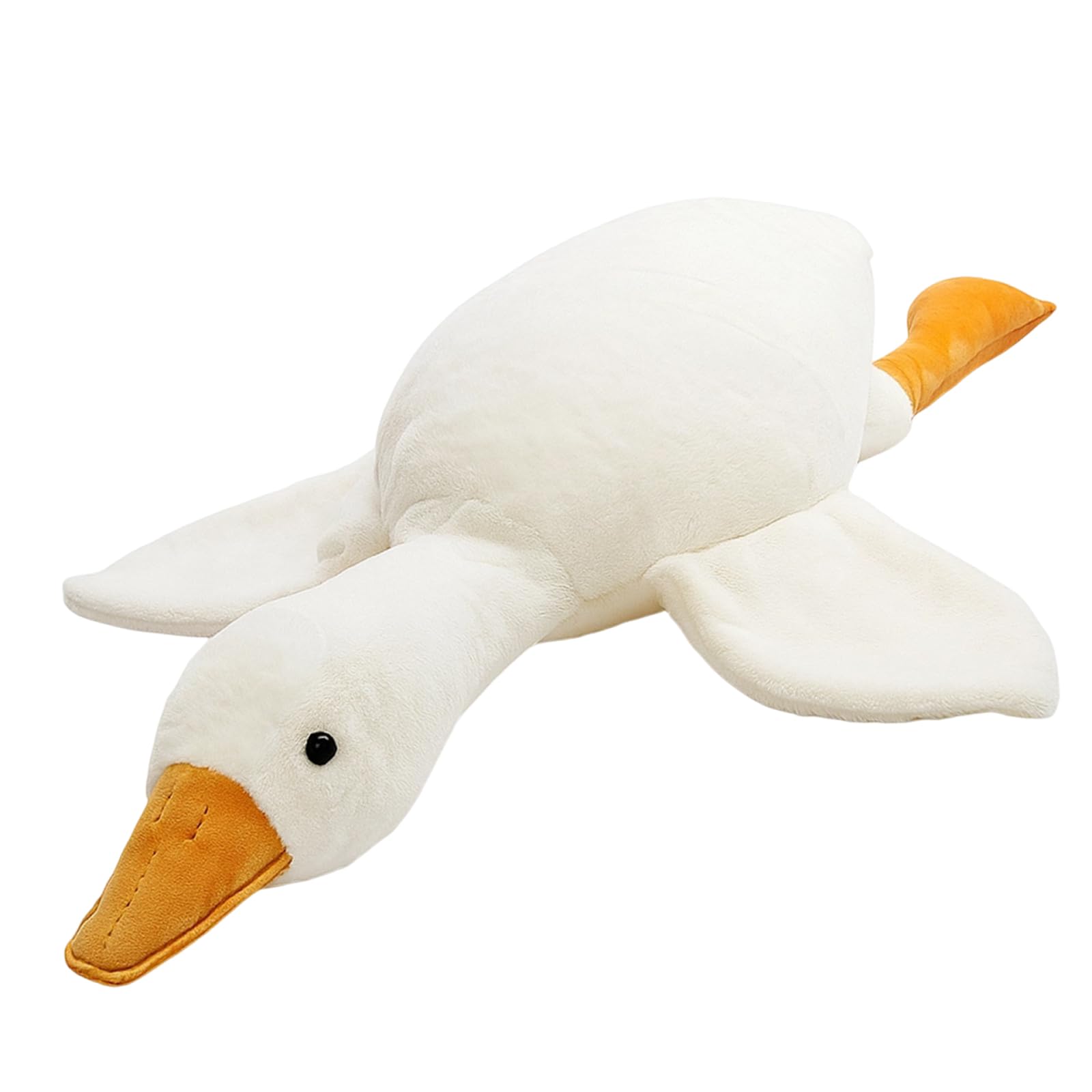 ToqoGeri Goose Plush Giant White Design Soft Toy Goose Teddy 50cm Goose Plush Giant White Soft Toy with PP Cotton Material, Cute Goose Teddy Design for Home Decor, Gifts and Animal Lovers