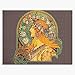 leomuzi Puzzle adulto 1000 Zodiac (1896) Alphonse Mucha Puzzle de habilidad para juguetes para adultos Juego de habilidad para el papel