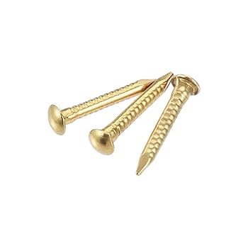 Sourcing Map 140Pcs Small Tiny Nails 2x15mm (DXL) Tiny Brass Nails
