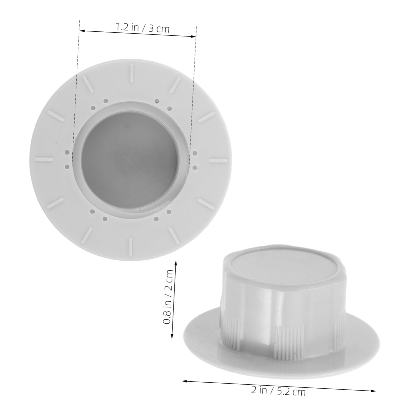 Luxshiny 2pcs Children's Slide Screw Cap Accessories - Plastic Kids Play Slide Screw Cover Replacement Ideal for Toddler Playground