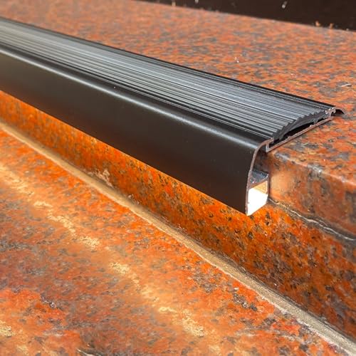 Canal de perfil antideslizante para escalera con LED 36 pulgadas miniatura 1