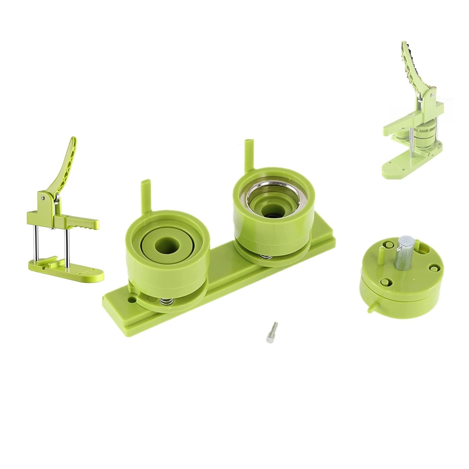 NGTFDCP Badge Machine, Badge Button Maker 25-58mm Badges Set Making Press Punch Machine, Various Sizes, Efficient and Precise DIY Crafts(58MM Mold)