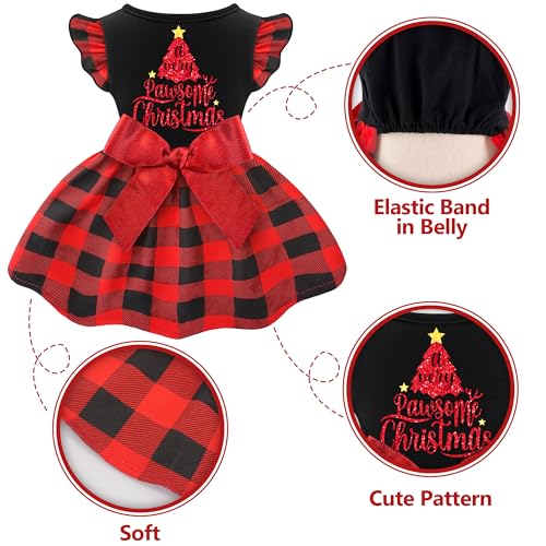 Vestido de Navidad para Perro Talla M Multicolor miniatura 5