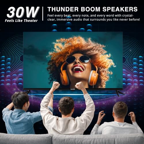 Image of IONSTAR 43 inch HD SMART TV Android (108 cm) 100+ Apps, USB, HDMI, Thunder Speaker, Thin Panel, Voice Control with Radiant Color Engine