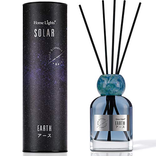 Home-Lights-Reed-Diffuser-for-Home-Aromatherapy-Scented-Oil-Reed-Diffuser-Set-Rain-ForestWaterfall-Fragrance-Diffuser-150ml512-flozEarth