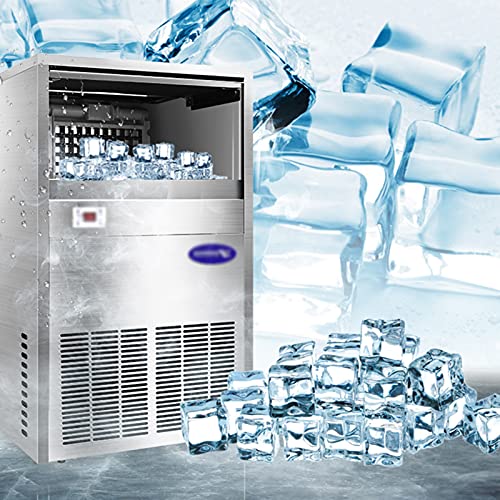 Kommerzieller Eiswürfelbereiter Edelstahl Quadratische Eiswürfelmaschine 38 kg in 24 Stunden mit 21 kg… – Bild 7