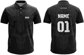 Dika Sports Custom Sports Jersey Cricket t-Shirt for Fans Polo Tshirts Shirts for menpolo t Shirts for Men Full Sleeves | 2 Year to 5XL