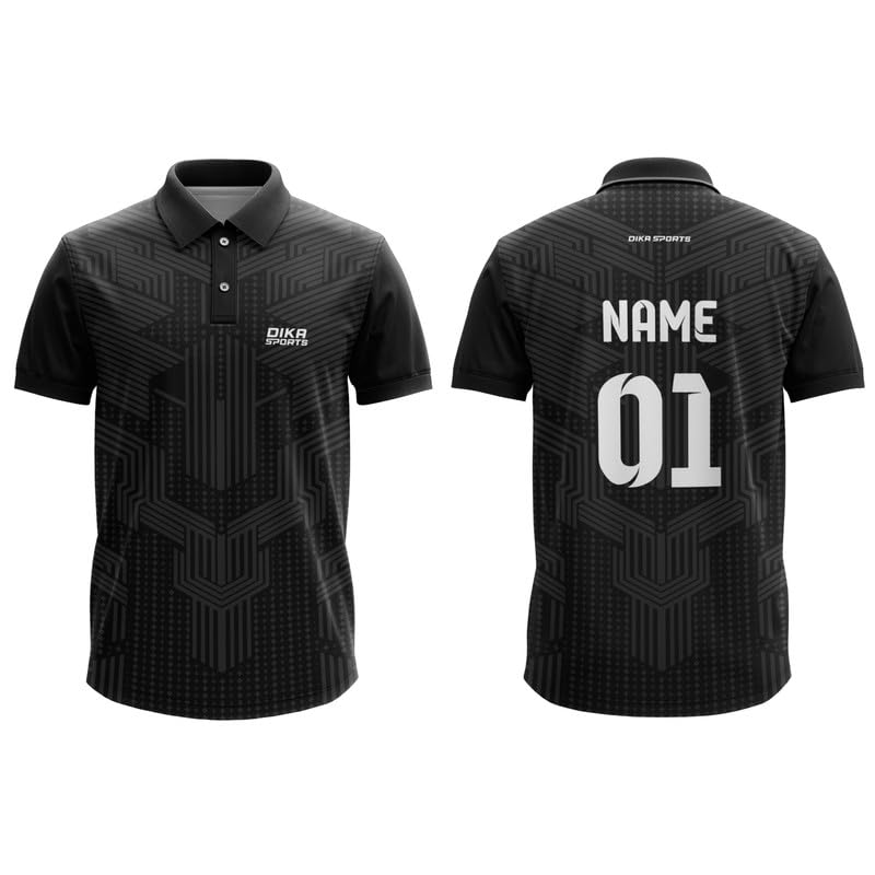 Dika Sports Custom Sports Jersey Cricket t-Shirt for Fans Polo Tshirts Shirts for menpolo t Shirts for Men Full Sleeves | 2 Year to 5XL-picture-25