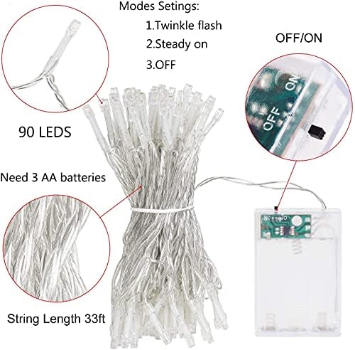 YQing 12 Pack Artificial Ivy Leaf Garland Plants Vine Hanging Wedding Garland English Ivy with 90 LED String Light Home Kitchen Garden Office Wedding Wall Decor