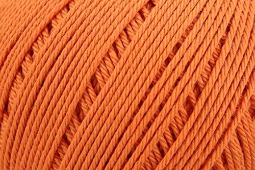 Anchor Organic Cotton, 50 g, Thickness: 4, Presentation: 125 m Rocky Orange Crochet Yarn - Image 2
