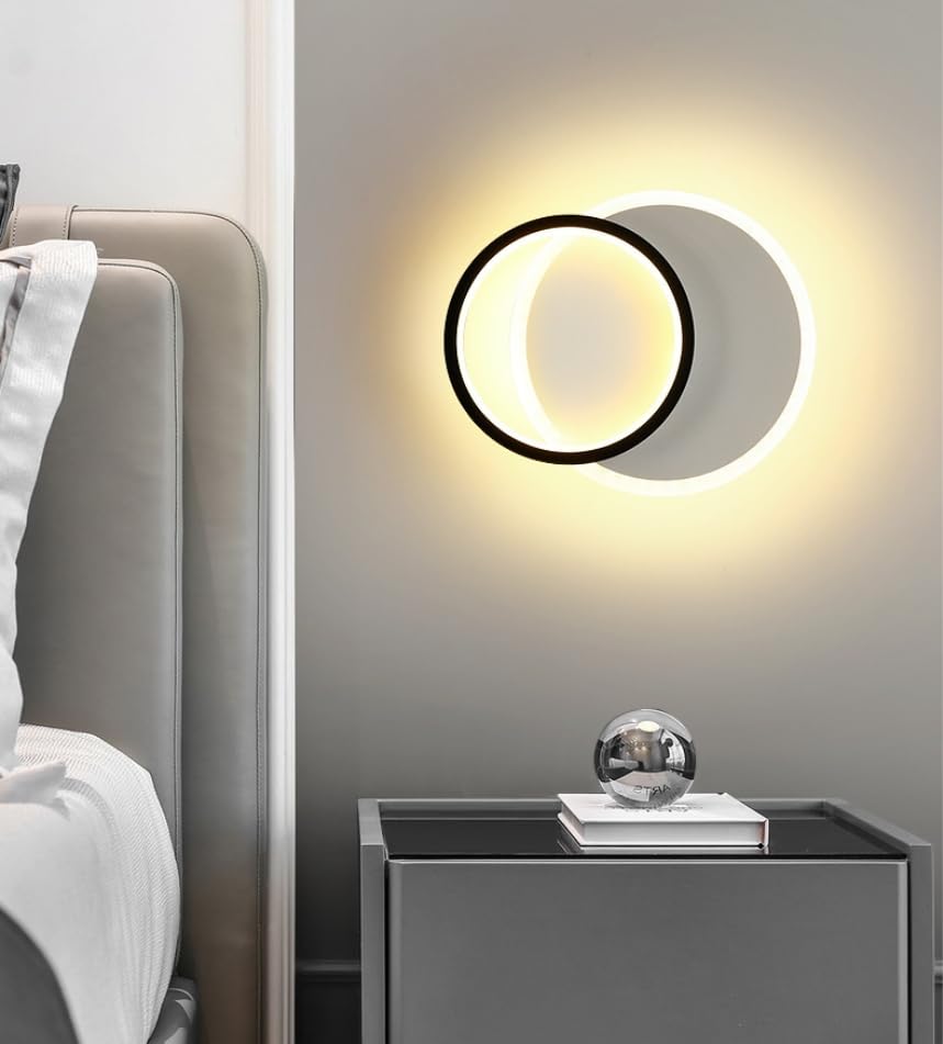 Verstelbare zwarte wandlamp | dimmer | 2200 - 3000 Kelvin