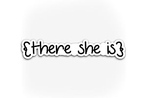 3 Pcs There She Is Sticker Book Lover Vinyl Sticker