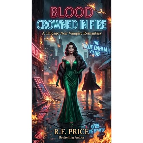 Blood Crowned in Fire: A Romantasy that Has Vampires Audiobook By R.F. Price cover art