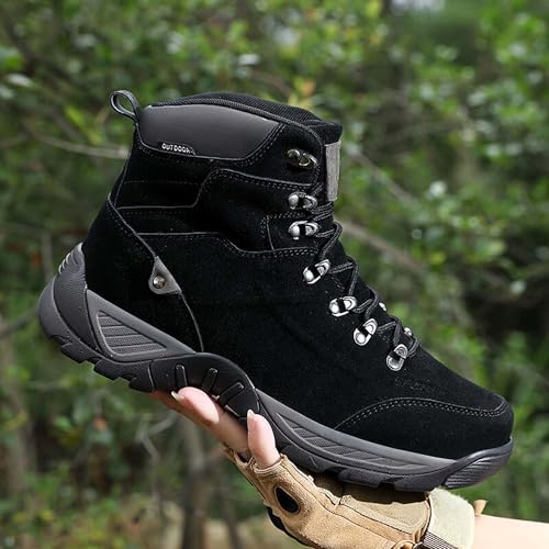 Men's Camping Boots Hiking Shoes,Outdoor Anti Slip Shoes Comfortable Backpacking Boots for Traveler2