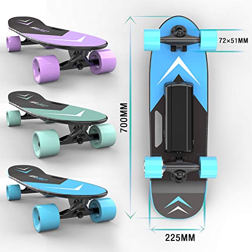 HITWAY elektrisch skateboard met afstandsbediening, 150 W motor max. Snelheid 15 km/u, zelfbalancerend e-longboard… - Afbeelding 3