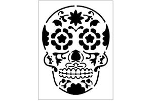 Dia de los Muertos Stencils #S692 - 8.5" x 11" Reusable Art Sheet