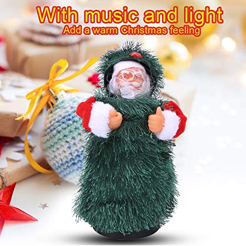 Fournyaa Elektrische dansende muziek kerstboom pop, kerstpop, kerstdecoratie, decoratief voor kerst Desktop Ornament… - Afbeelding 8