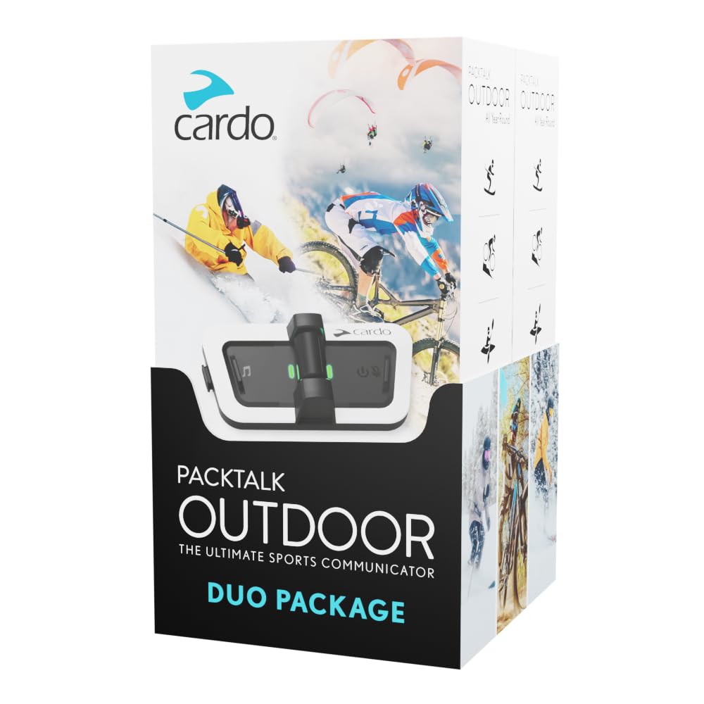 Cardo PACKTALK OUTDOOR DUO PACK WHITE, Outdoor White