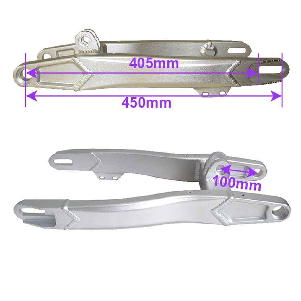 Forcellone in alluminio da 480 mm per parti di moto da cross da 125 cc, 140 cc, 150 cc, 160 cc, 190 cc