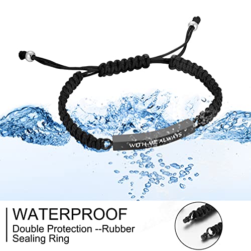 Pulsera Urna para Cenizas de Acero Inoxidable Unisex miniatura 4