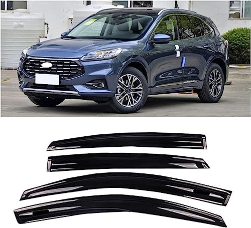PANXUC Deflectores de Viento para Ford Escape 2020.Cortavientos Ventana Coche deflectores de Aire Ventana dePuertas Delanteras
