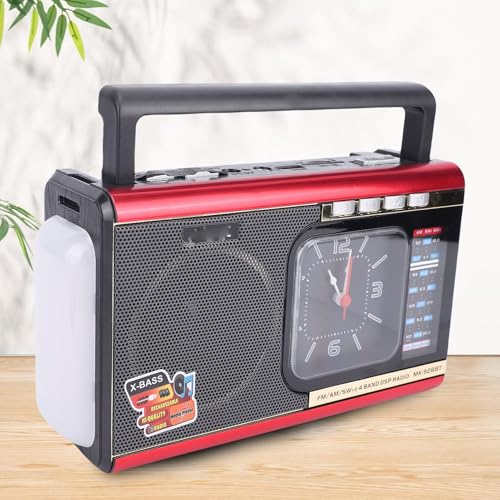 Radio Retro Diyeeni con Bluetooth y FM AM SW, Batería 6h miniatura 2