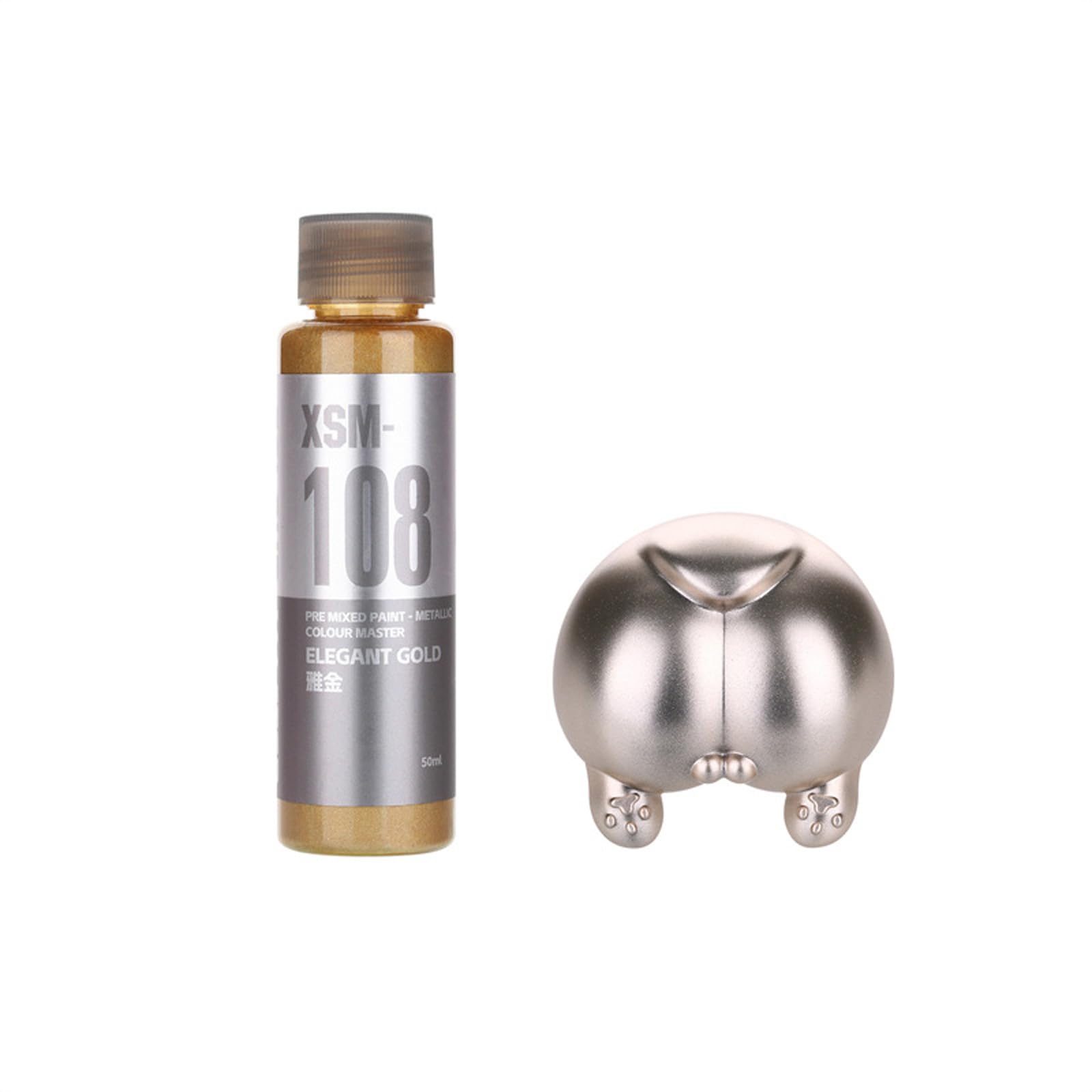 Premium Ready to Use Metallic Pre-Mixed Acrylic Paint Smoothly Finish Ideal for Miniature Models and Hobby Projects Pre Mixed Interest Paint