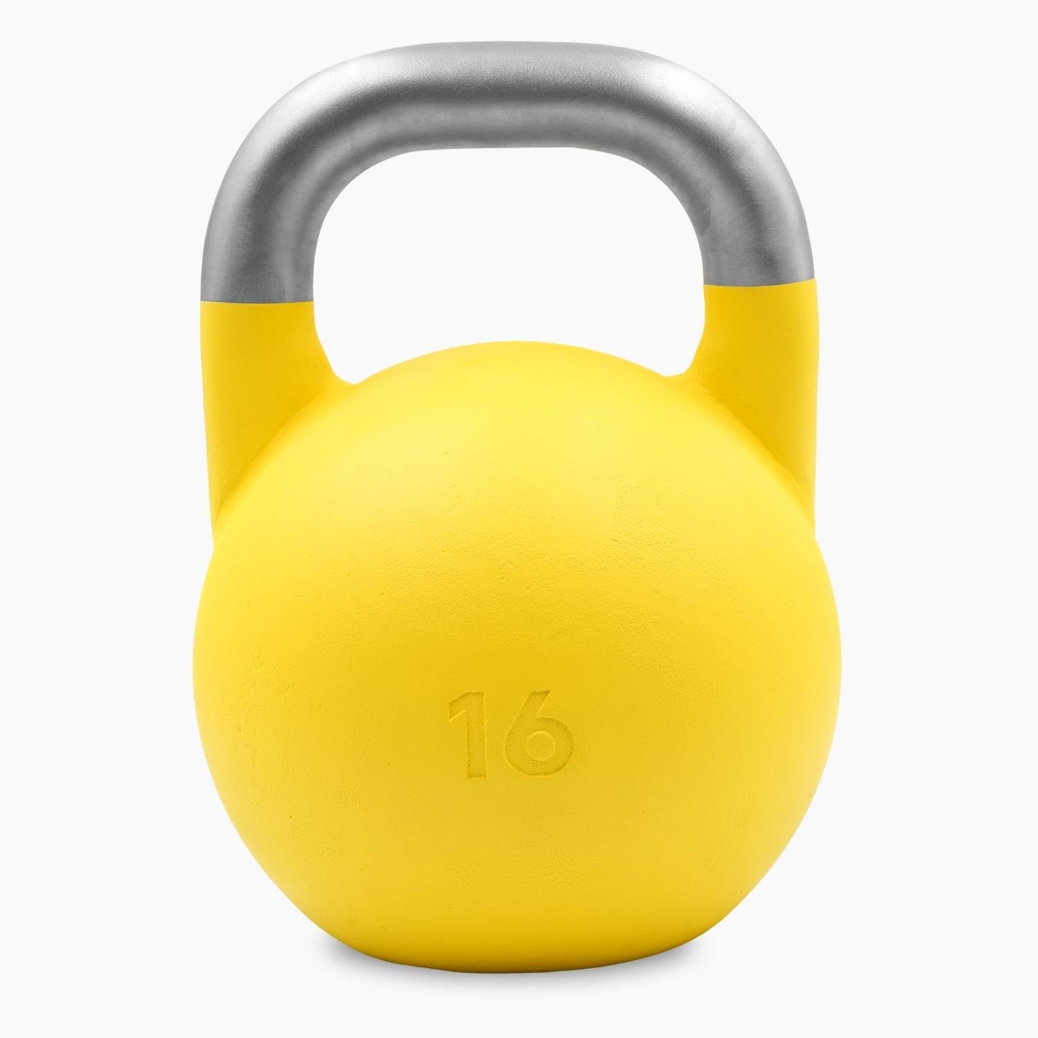 SUPRFIT – Pro Competition Kettlebells – genormte Wettkampf Kugelhantel aus massivem Stahleinzelguss für Kraft- & Crosstraining – mit Farbcodierung zur besseren Unterscheidung der Gewichte