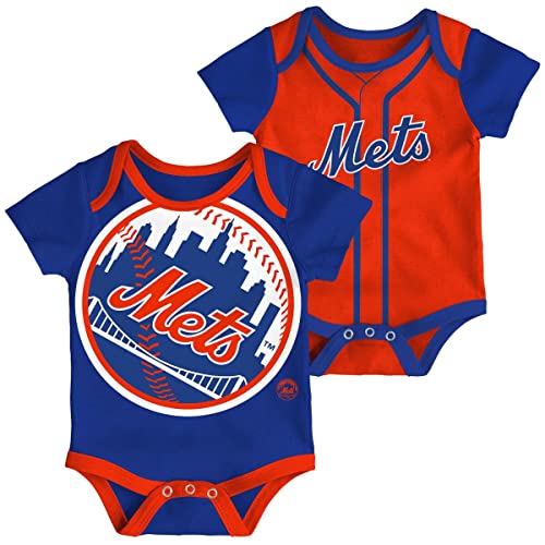 Image of Outerstuff MLB Newborn & Infant Double 2 Pack Creeper Onesie Set - (0-24 Months)