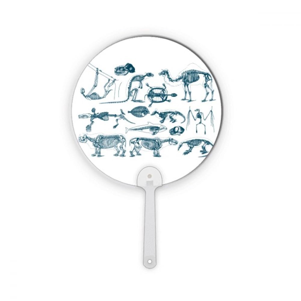 Éventail plastique illustrations d'animaux pour loisirs créatifs et ateliers enfants