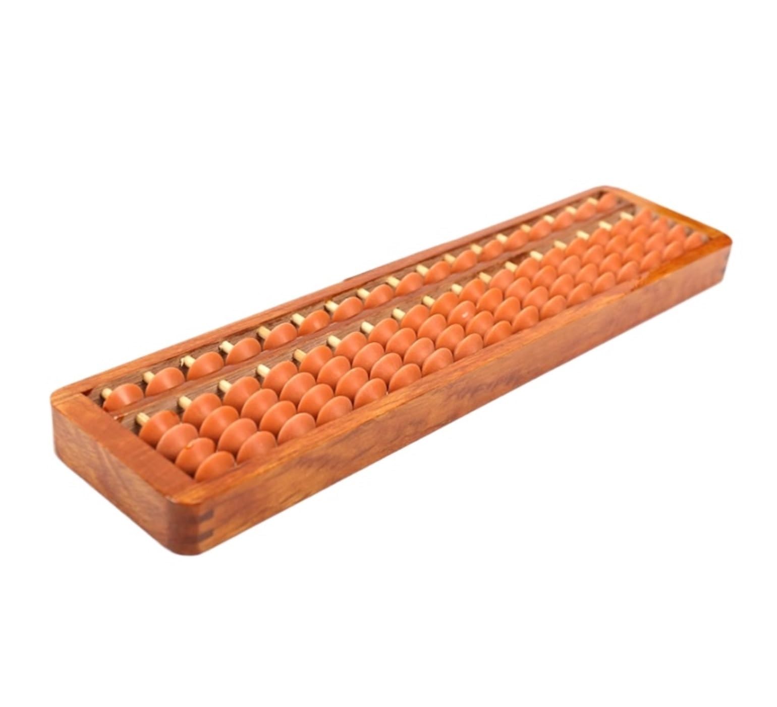 BJfhRH Math Learning Tool For School Chinese Vintage Abacus Math Calculation Tool Professional 17 Column For Arithmetic Mathematic Education Arithmetic Calculator