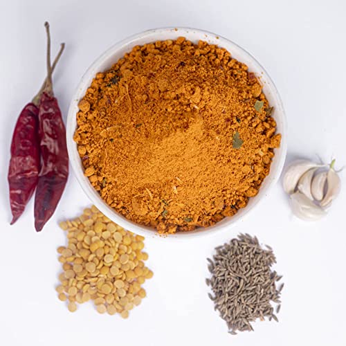 VEDANK™ Kandi karam podi/Idli karam podi - Home Made Powders/Podis/Masalas - 200grams | (Red Gram Powder)