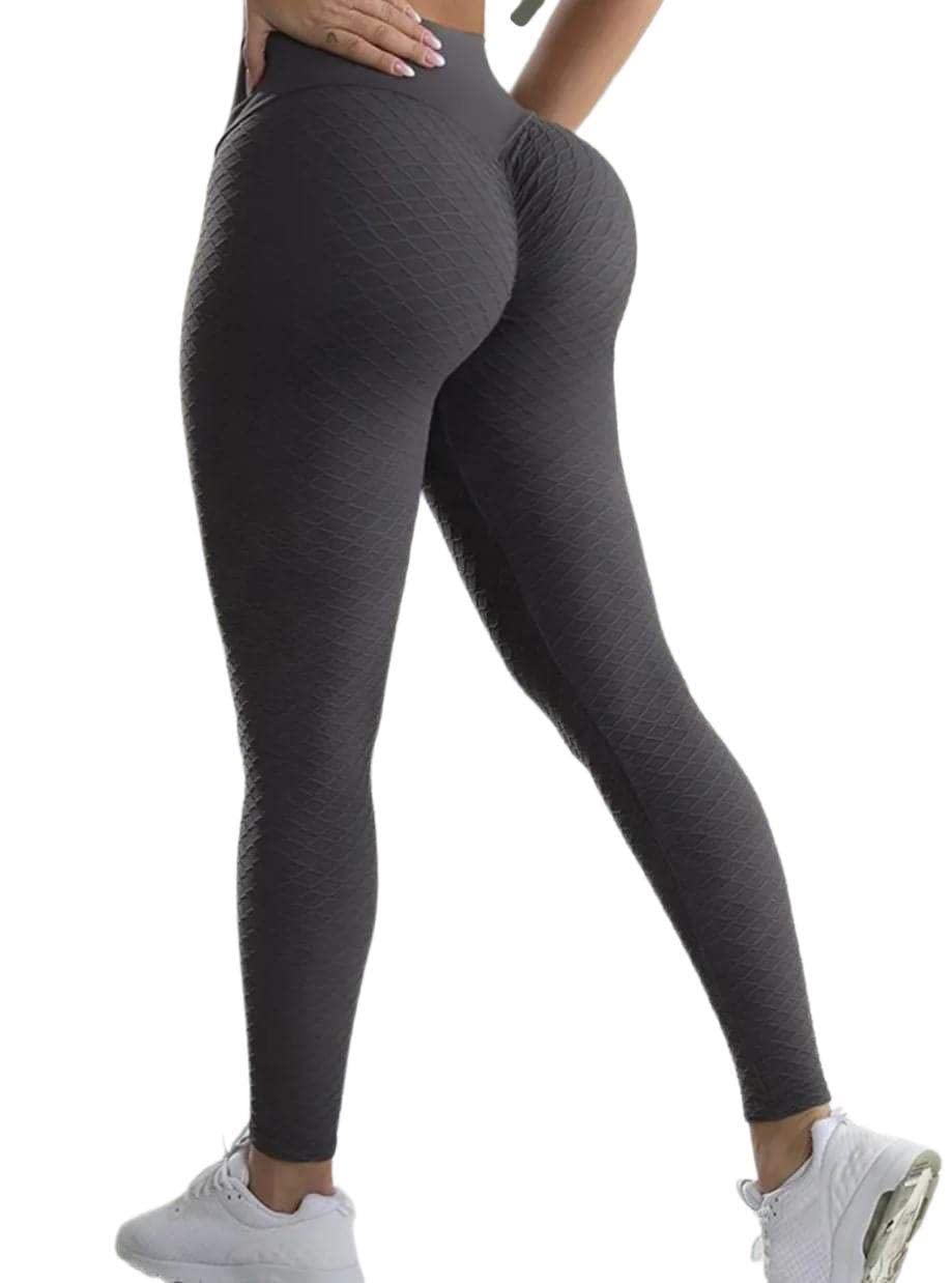 Women's Butt Lift No See Through High Waist TIK TOK Leggings Workout Yoga Pants Stretchy Material (as1, Alpha, s, Regular, Regular, Y-Dark Gray, Regular)
